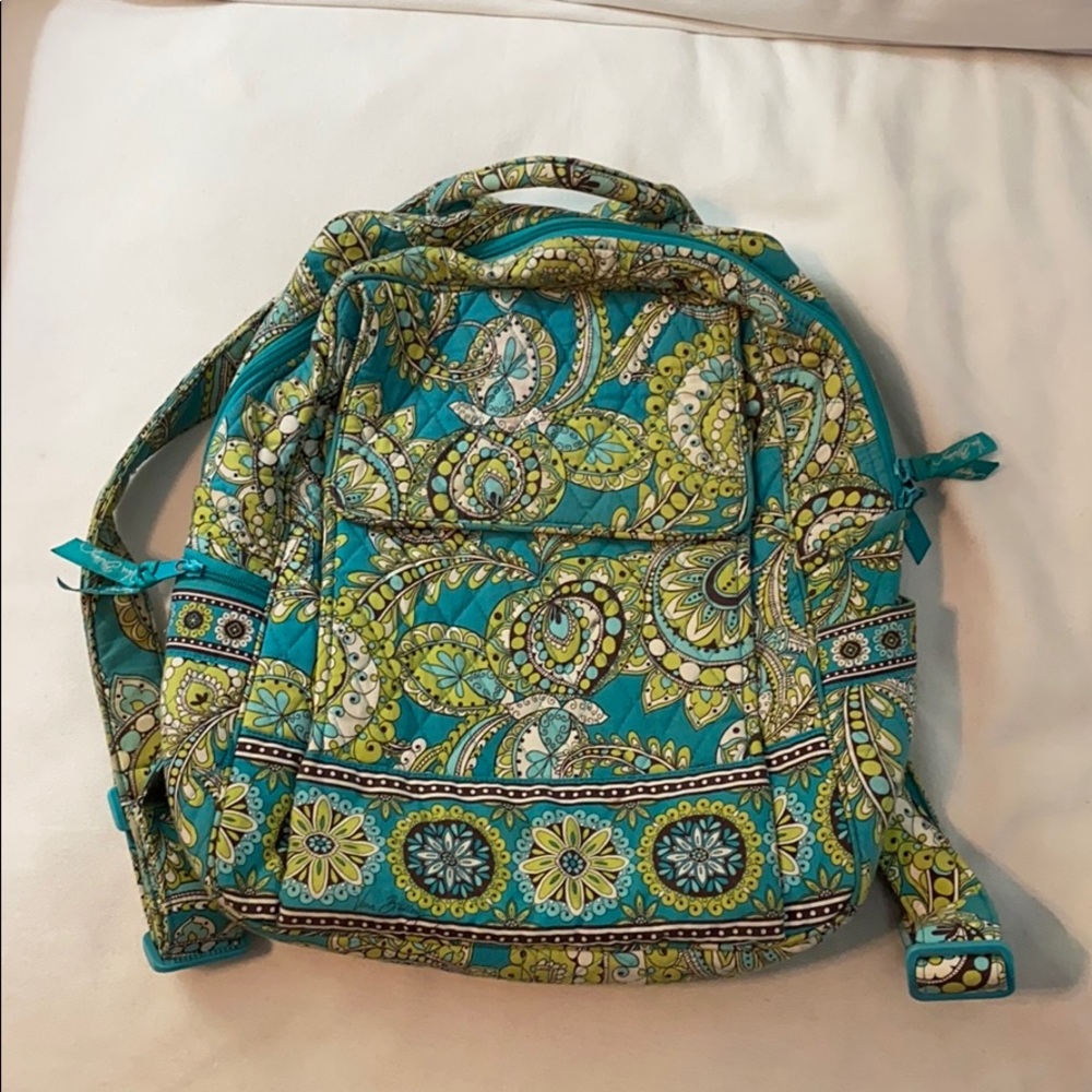 Vera Bradley Backpack green blue turquoise